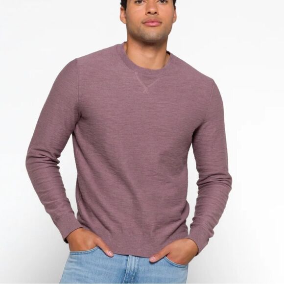 ALESBURY Riverside Crewneck Sweater Dark Pink XXL Stitch Fix Nwt - Picture 1 of 7